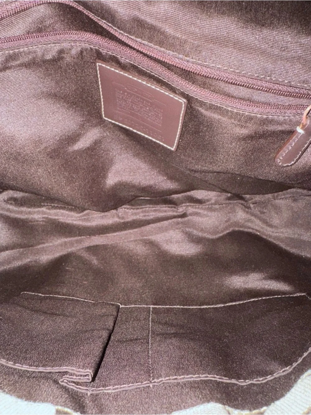vintage coach hampton flap satchel